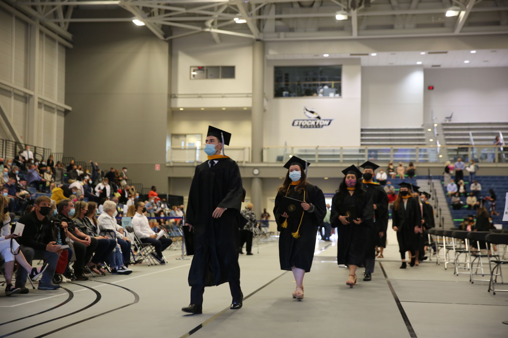 Stockton University commencement Tuesday, May 11, 2021 at the Galloway Township campus